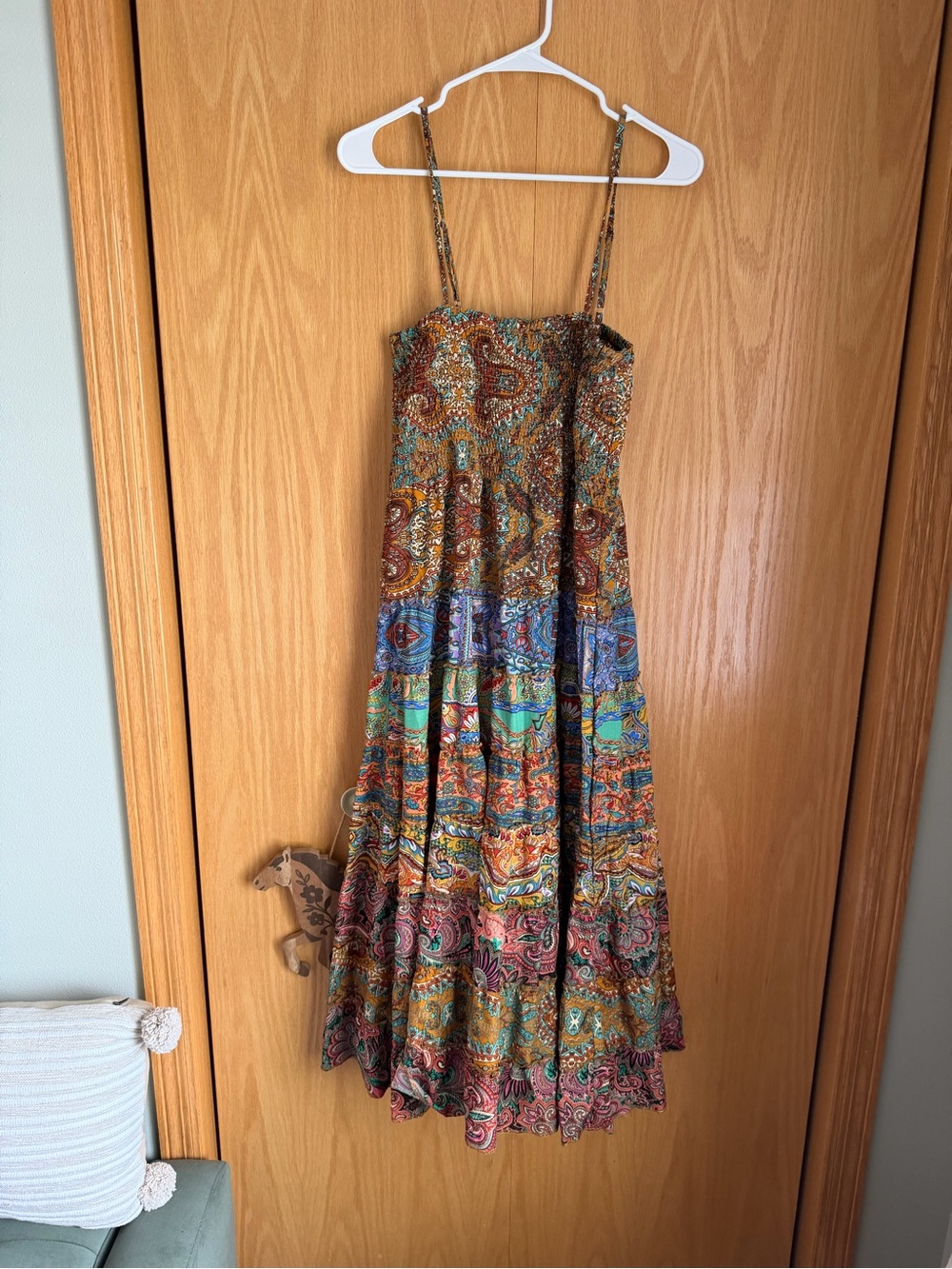 EARTHBOUND Multicolor Paisley Tiered Maxi Dress